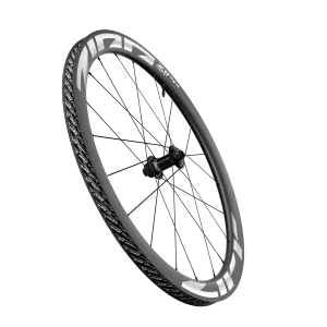 Roda Dianteira ZIPP 404 S A1 Tubeless Ready (Center Lock) Preto/Branco