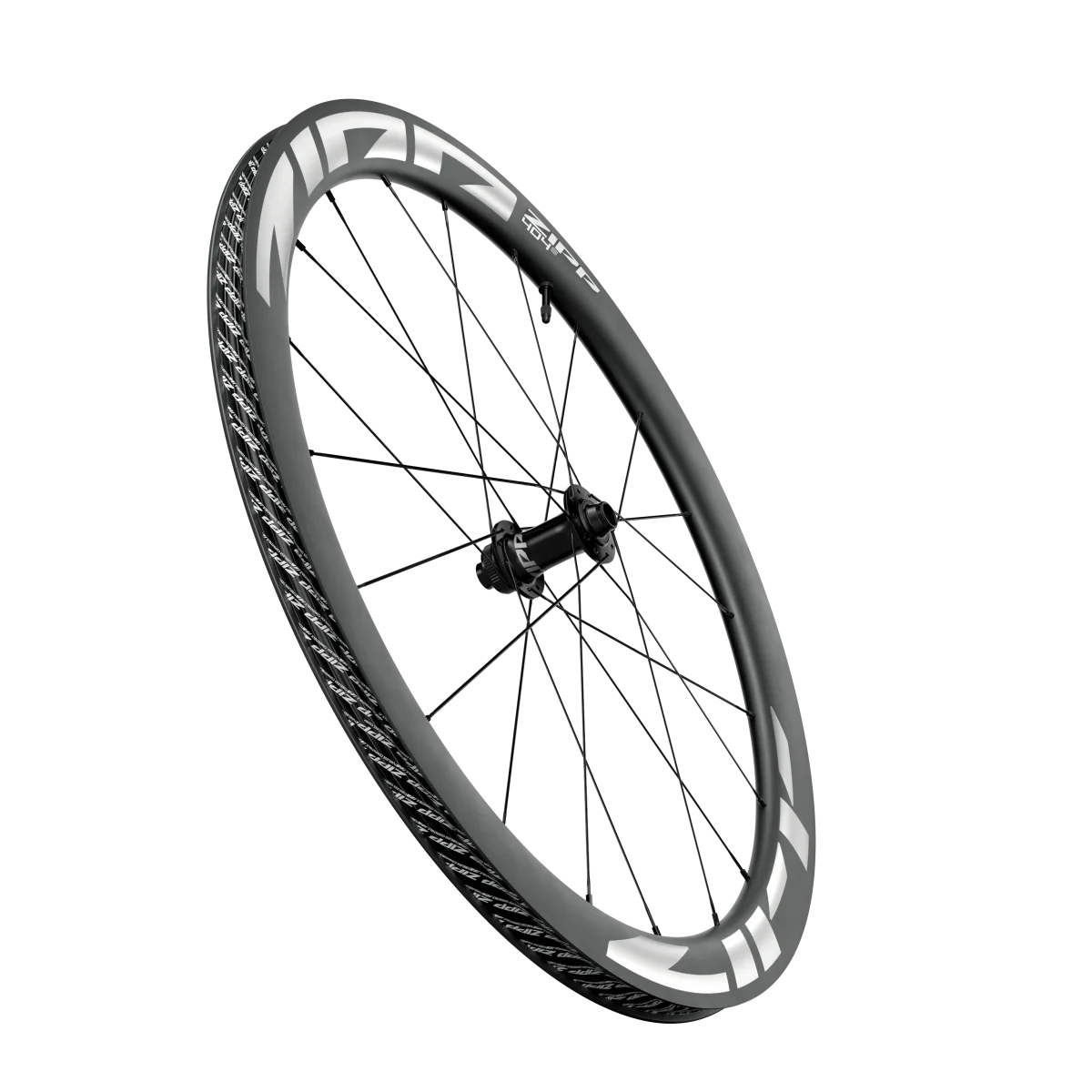 Roda Dianteira ZIPP 404 S A1 Tubeless Ready (Center Lock) Preto/Branco - Image 2