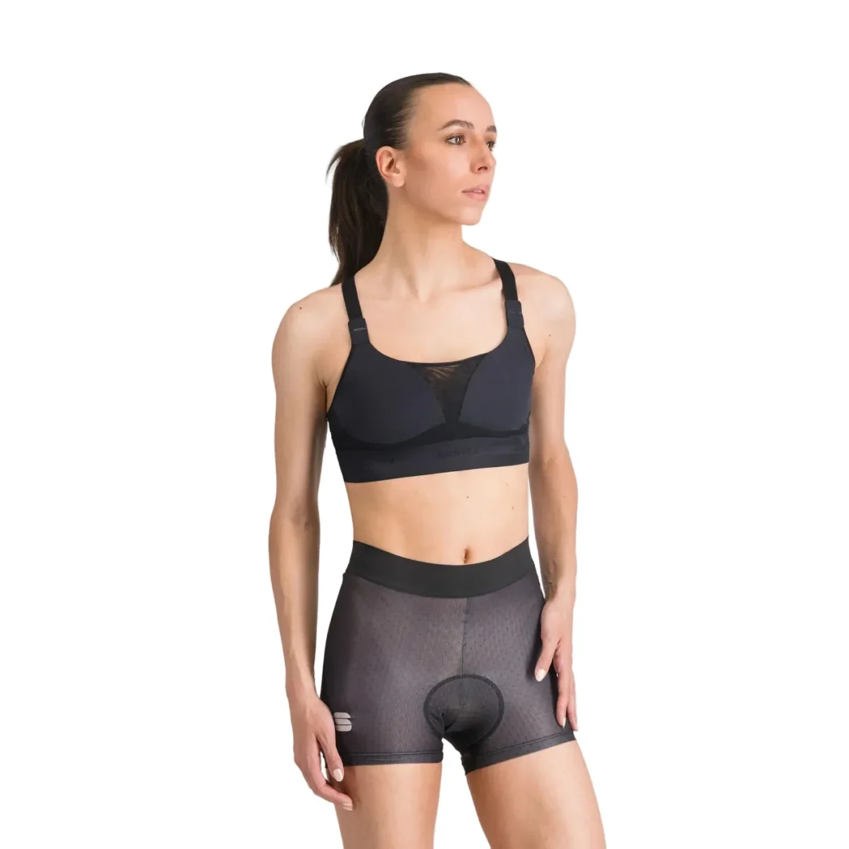 Brassière SPORTFUL ESSENTIAL Feminina Preta - Image 3