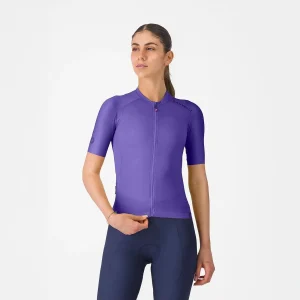 Maillot CASTELLI ESPRESSO 2 Femme Mangas Curtas Violeta