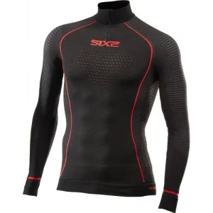 Roupa Interior SIXS TS13W CU Mangas Compridas Preto Carbono