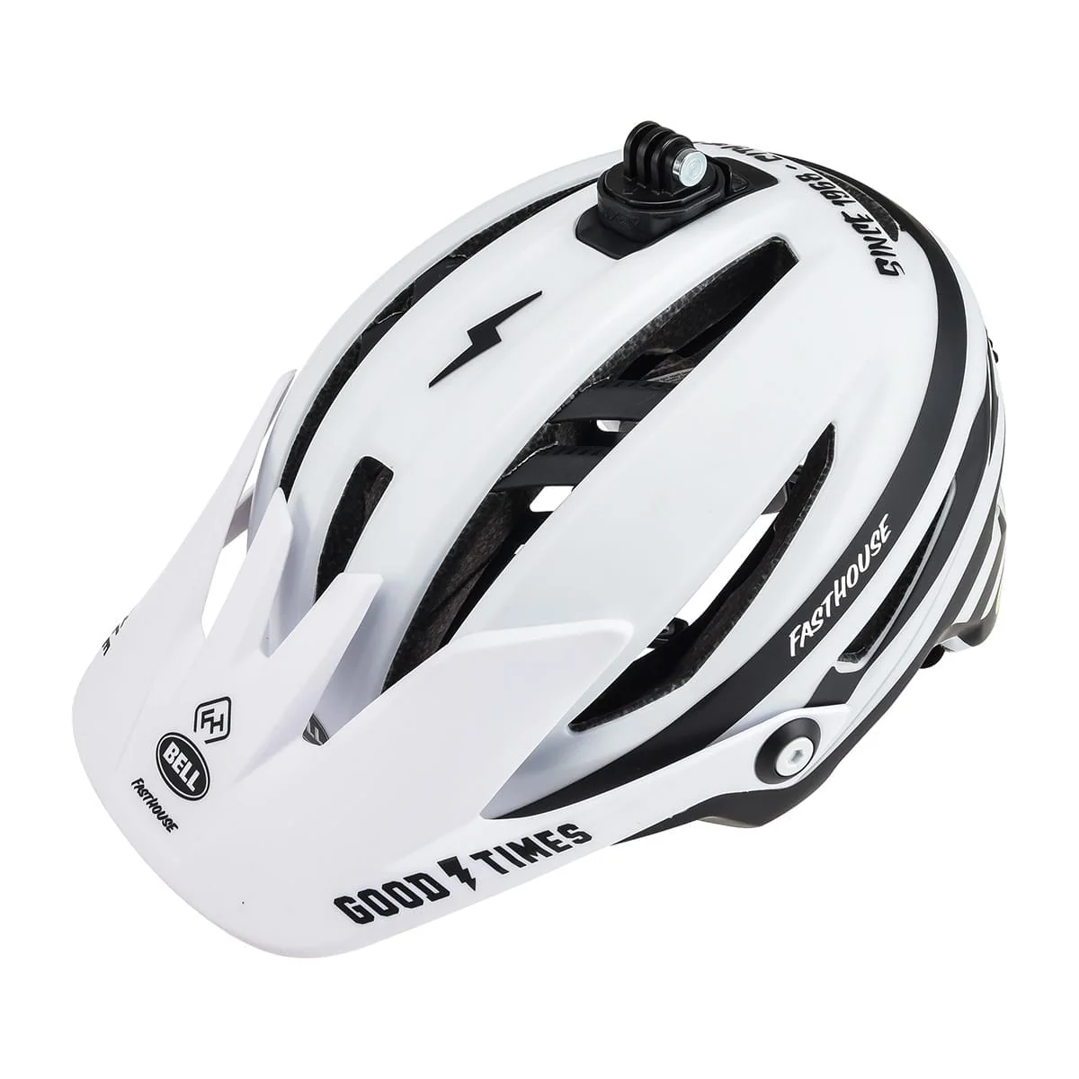 Capacete MTB BELL SIXER MIPS FASTHOUSE Branco/Preto - Image 3