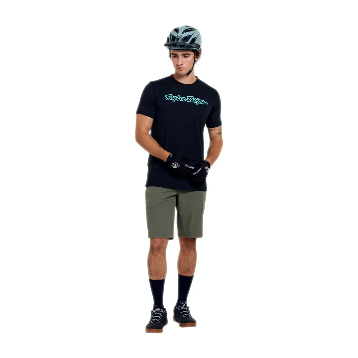 Calção TROY LEE DESIGNS SKYLINE TRAIL com Liner Mono Kaki - Image 3
