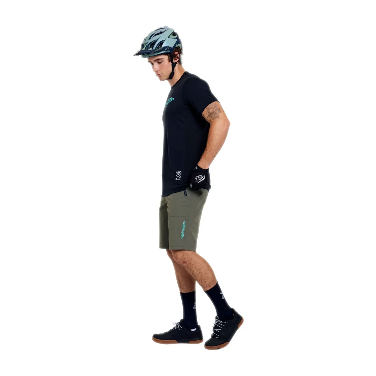 Calção TROY LEE DESIGNS SKYLINE TRAIL com Liner Mono Kaki - Image 4