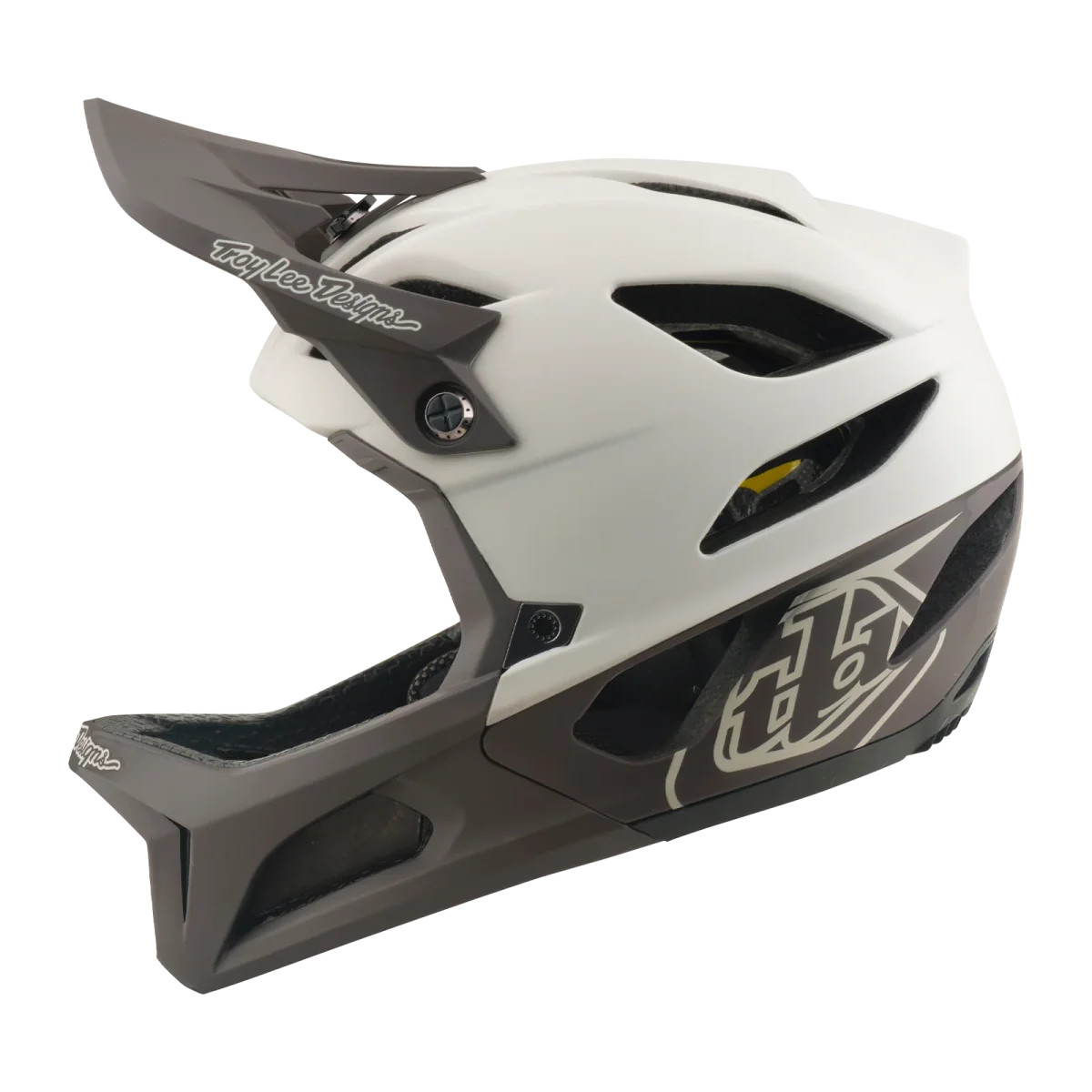 Capacete MTB TROY LEE DESIGNS STAGE MIPS DRONE PUMICE Branco - Image 4