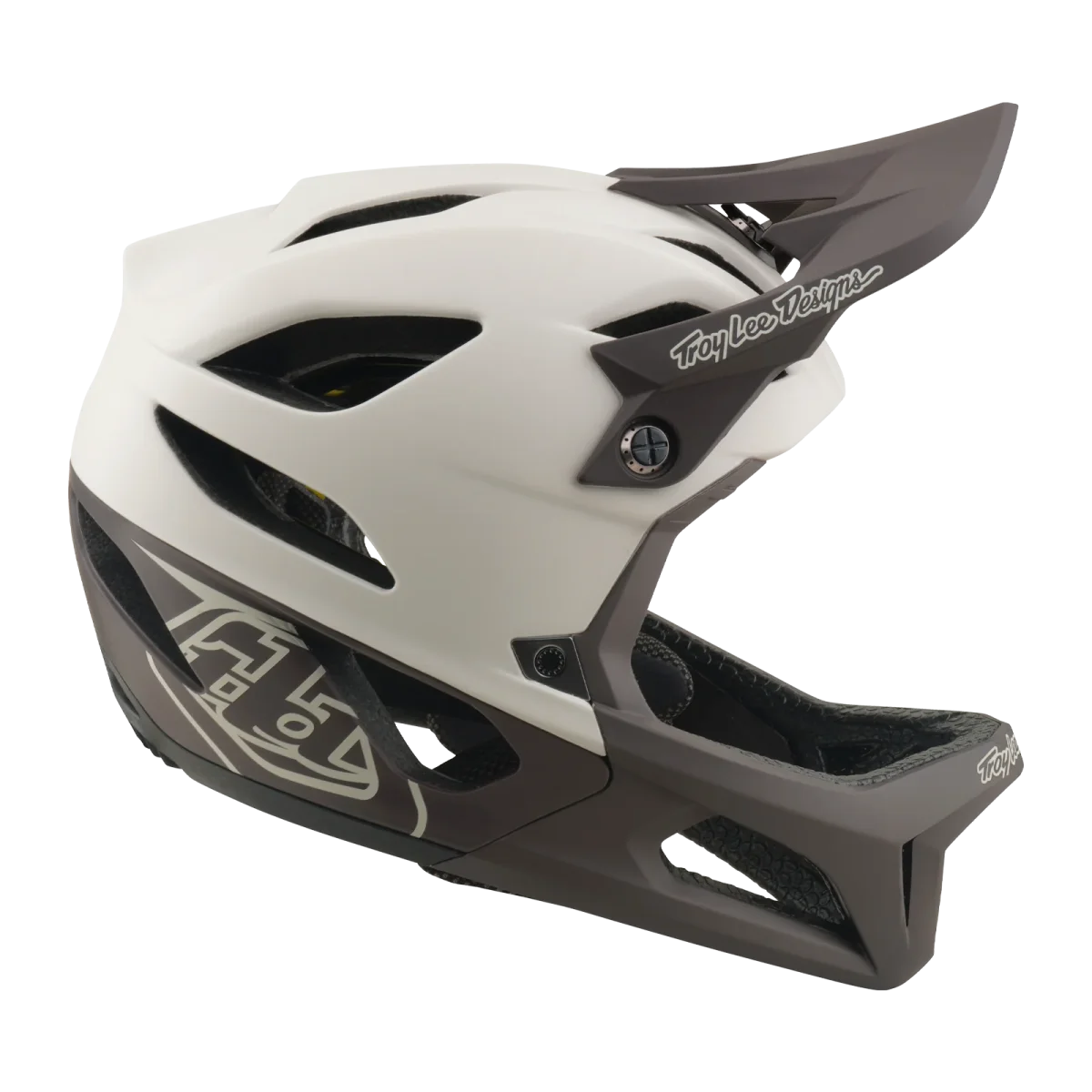 Capacete MTB TROY LEE DESIGNS STAGE MIPS DRONE PUMICE Branco - Image 8