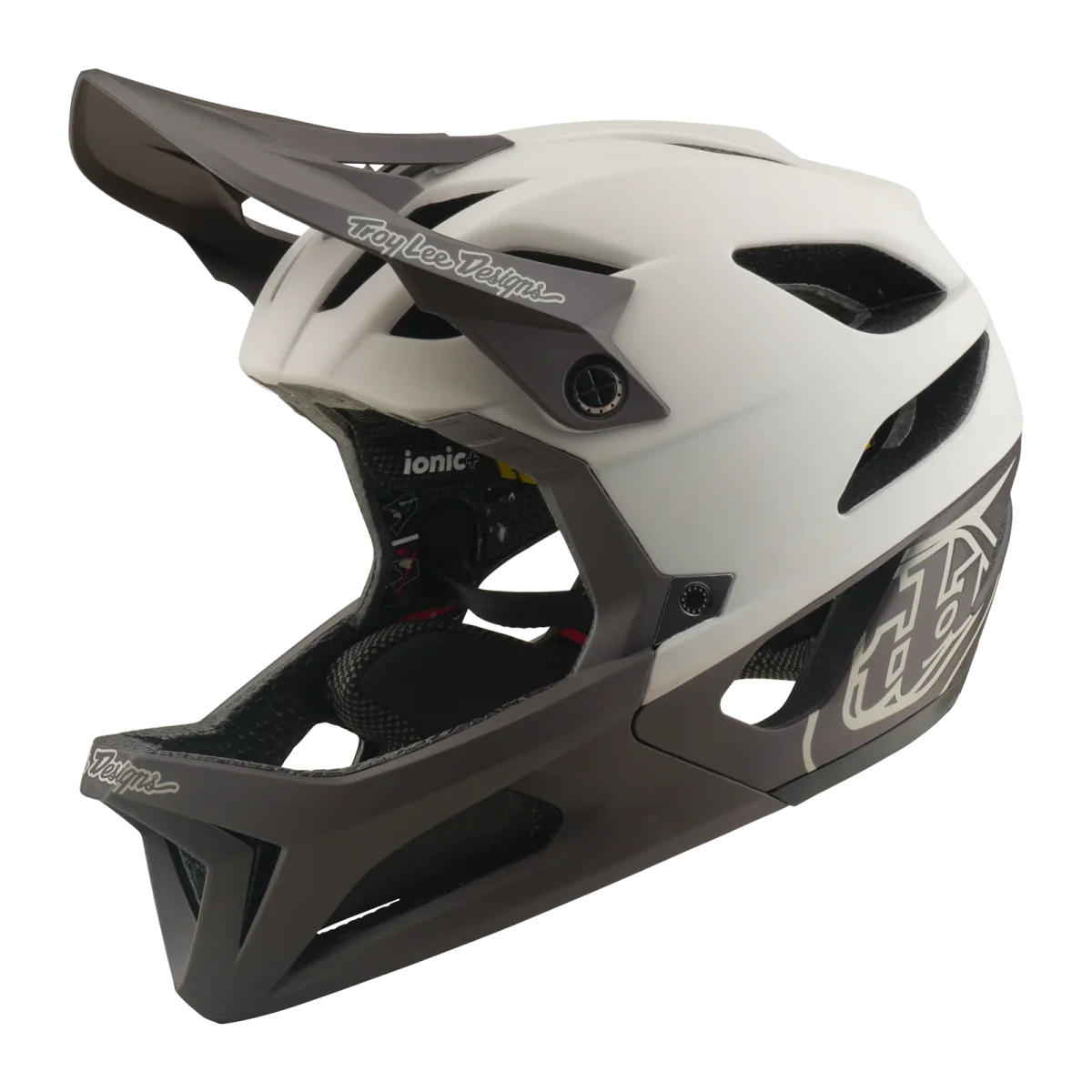 Capacete MTB TROY LEE DESIGNS STAGE MIPS DRONE PUMICE Branco - Image 2
