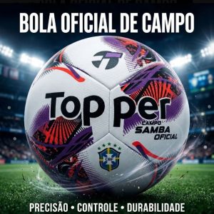 Bola Futebol Campo Topper Samba Oficial