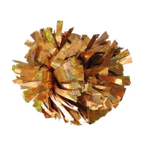 Glitter gold holographic pom pom
