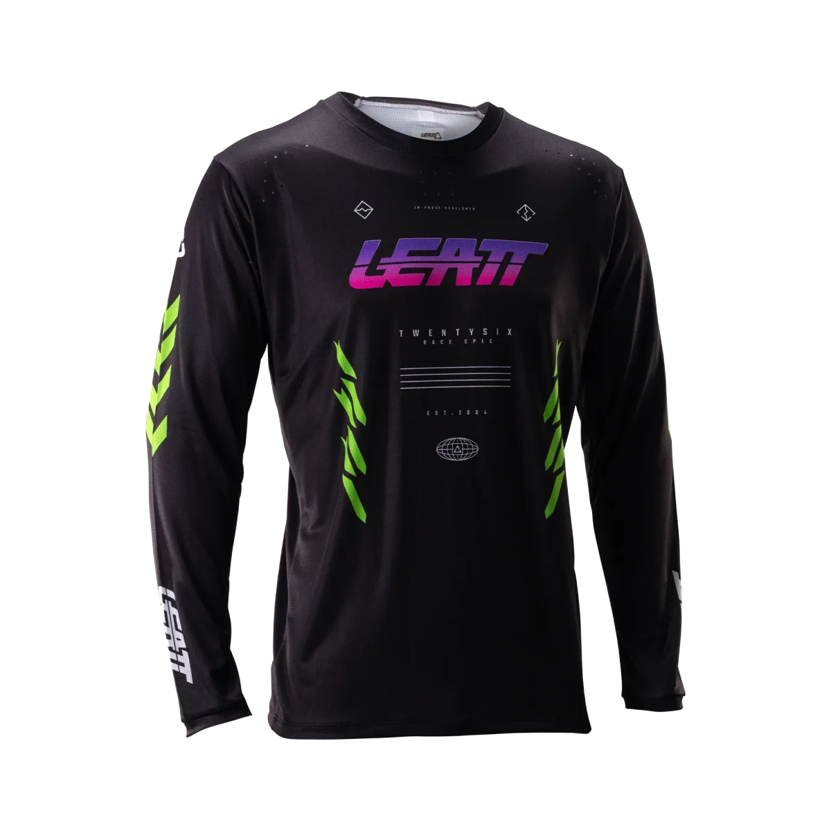 Maillot LEATT MTB GRAVITY 4.0 Mangas Compridas Preto/Roxo