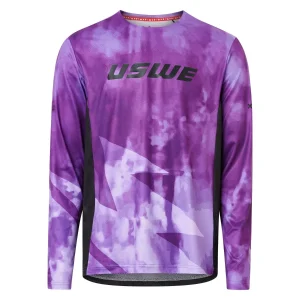 Maillot USWE LUFTIG MTB Mangas Compridas Violeta